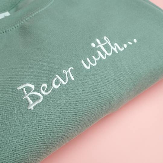 Bear With Embroidered Sweatshirt