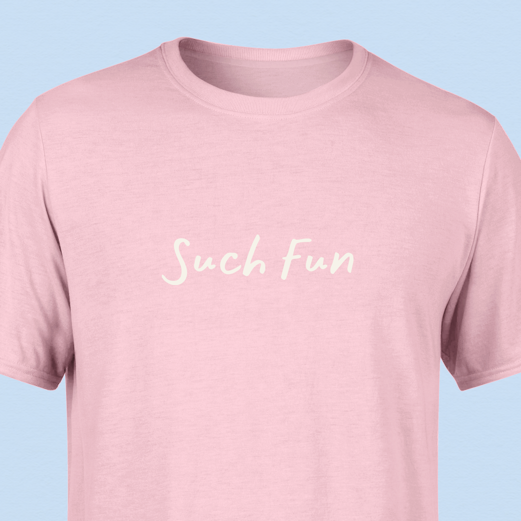 Such Fun T-Shirt (Pink/Blue)