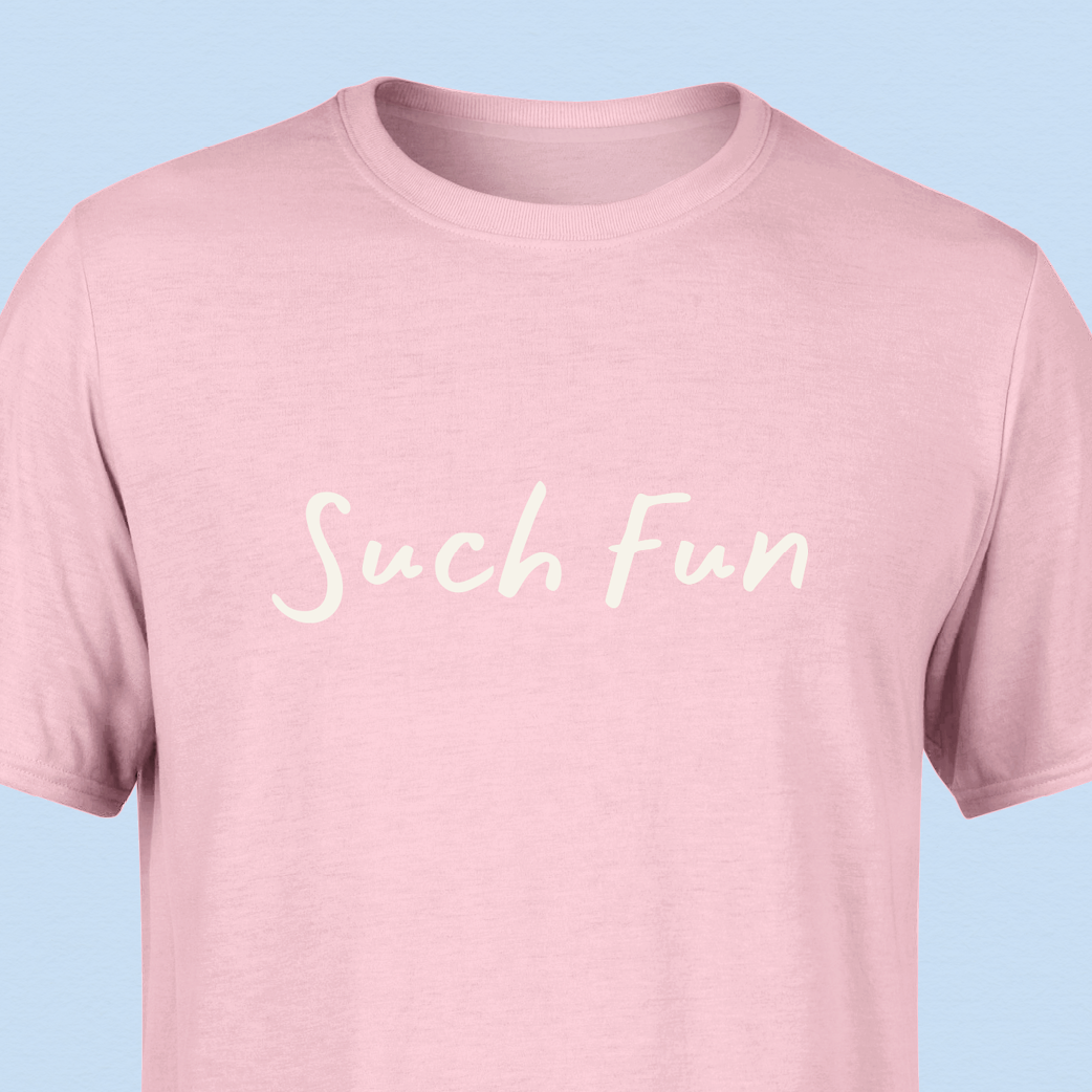 Such Fun T-Shirt (Pink/Blue)