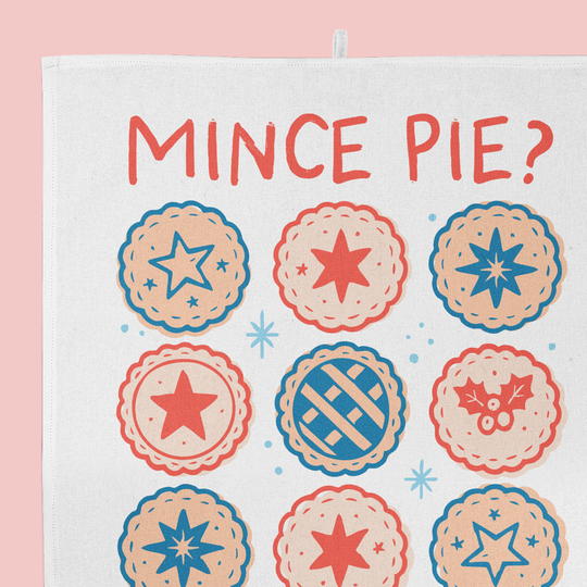 Mince Pie? Tea Towel